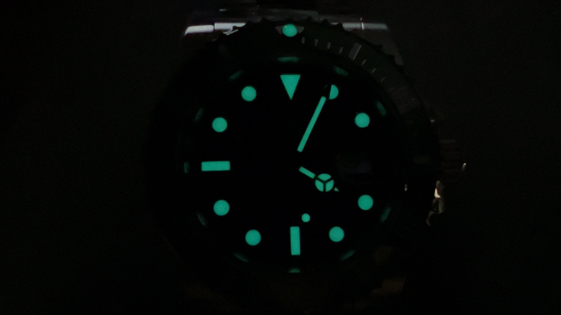 Rolex Submariner men's watch 41mm  green