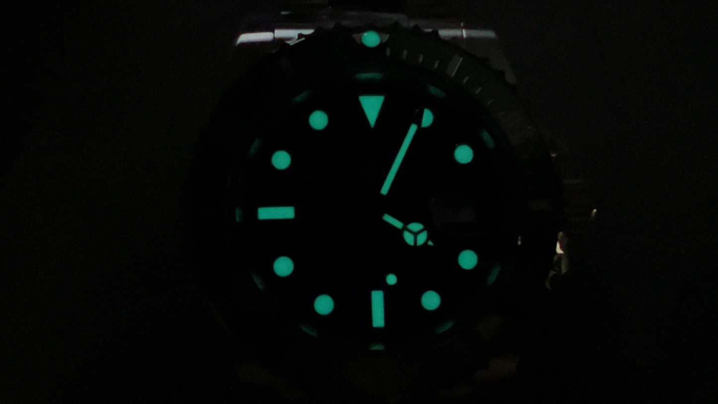 Rolex Submariner men's watch 41mm  green