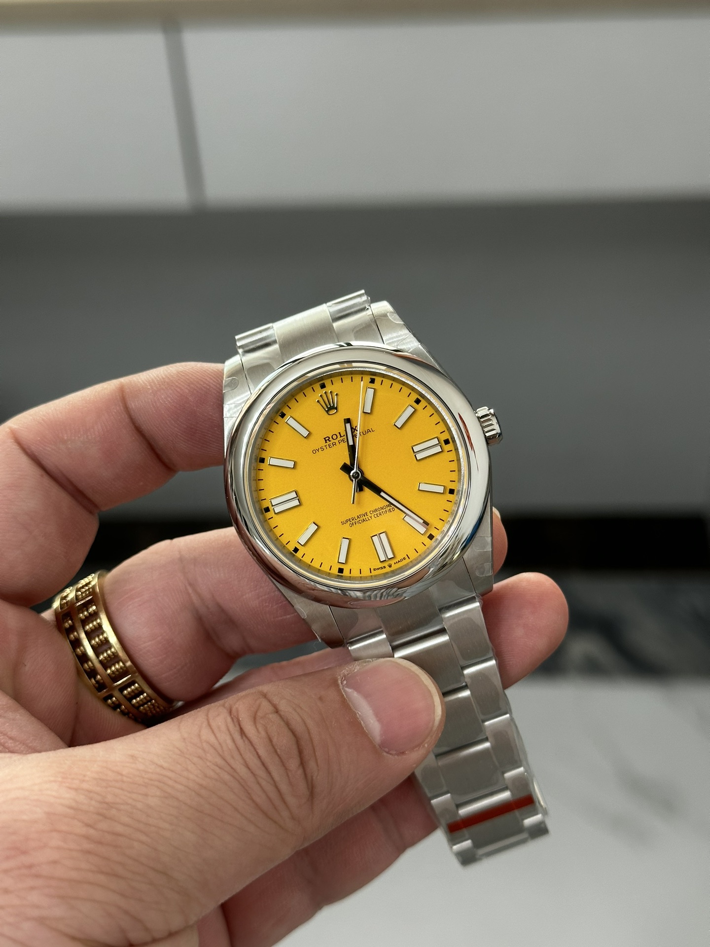 Rolex Oyster Perpetual Series 41mm 【yellow】