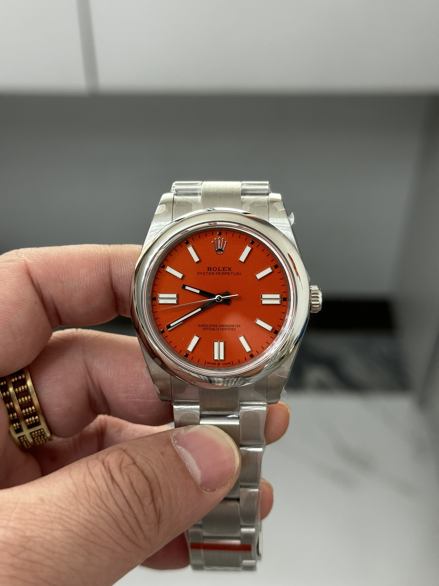 Rolex Oyster Perpetual Series 41mm 【red】