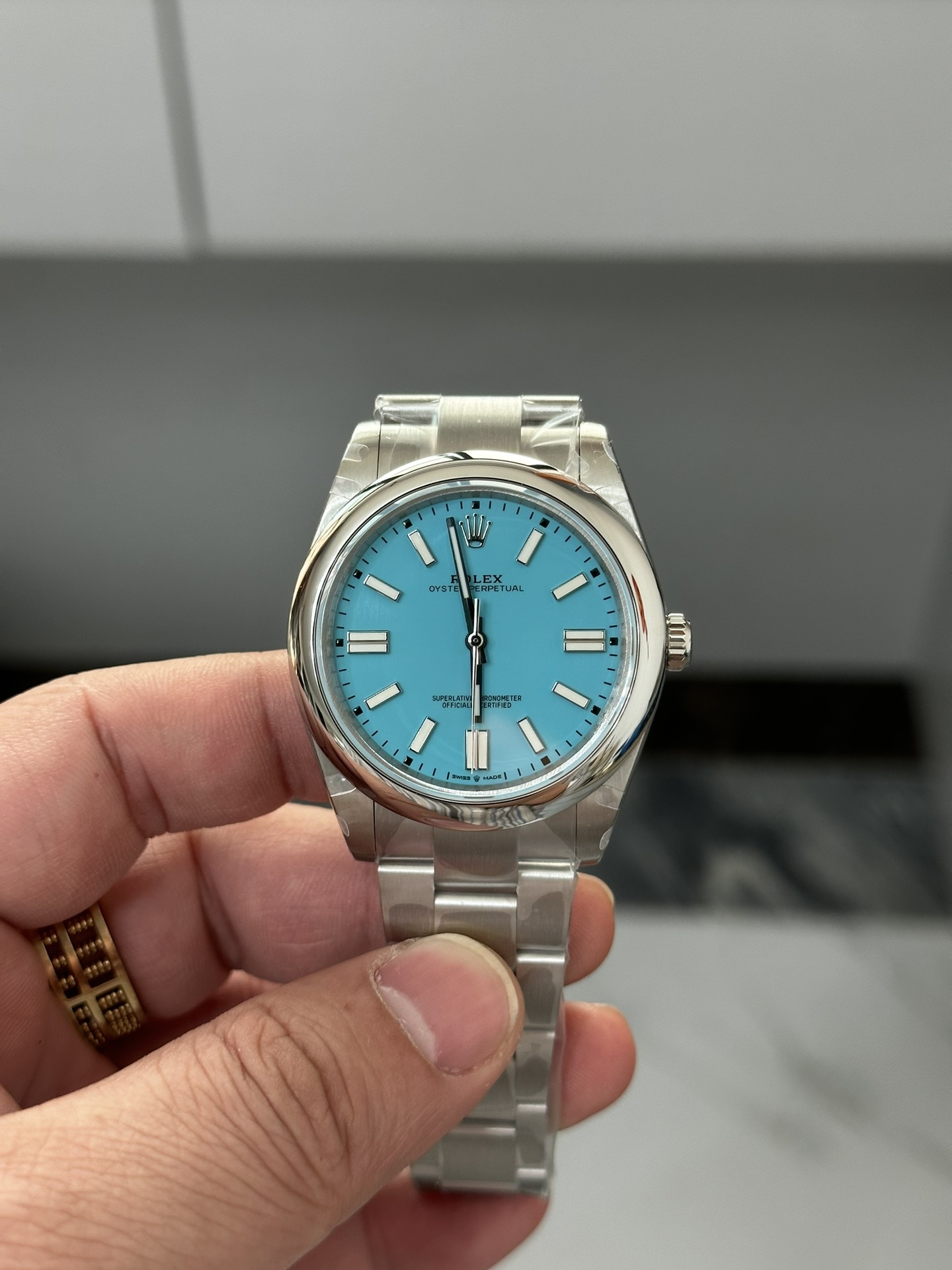 Rolex Oyster Perpetual Series 41mm 【Tiffany Blue】
