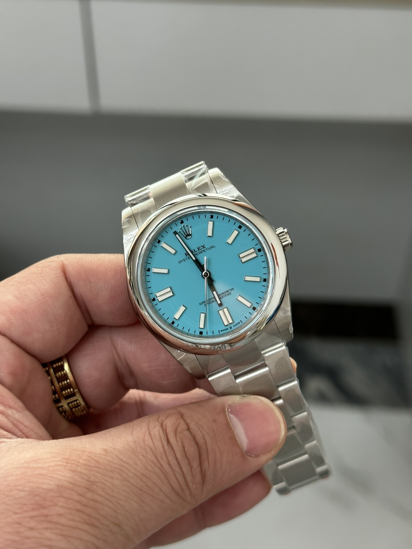 Rolex Oyster Perpetual Series 41mm 【Tiffany Blue】