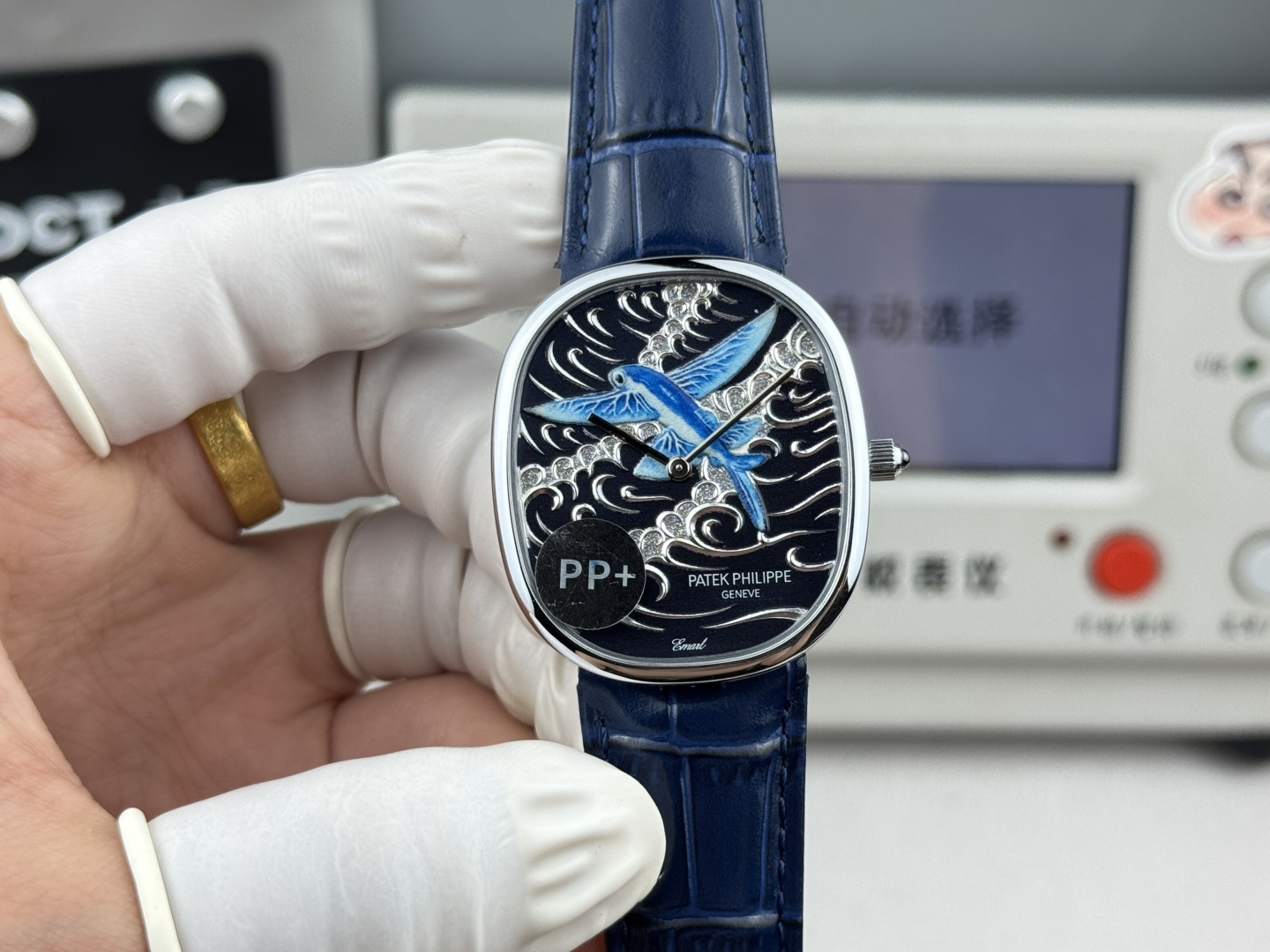 PATEK PHILIPPE GOLDEN  ELLIPSE  34.5mm×39.5mm【bluebird】