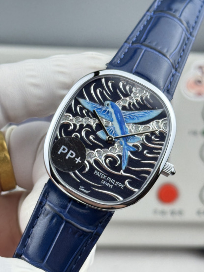 PATEK PHILIPPE GOLDEN  ELLIPSE  34.5mm×39.5mm【bluebird】