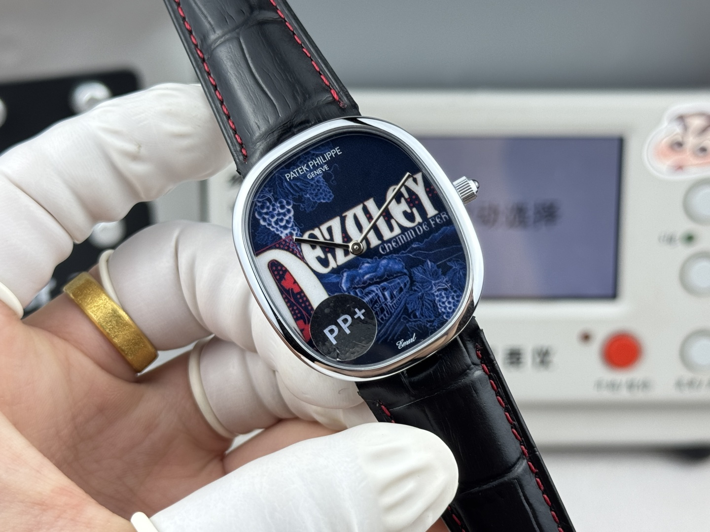 PATEK PHILIPPE GOLDEN  ELLIPSE  34.5mm×39.5mm【blue flower】