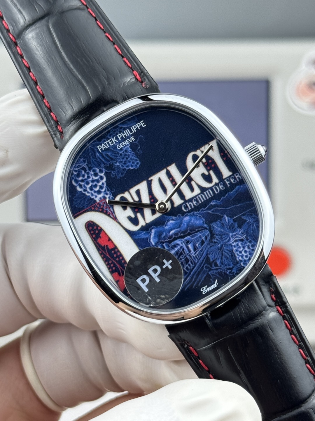 PATEK PHILIPPE GOLDEN  ELLIPSE  34.5mm×39.5mm【blue flower】