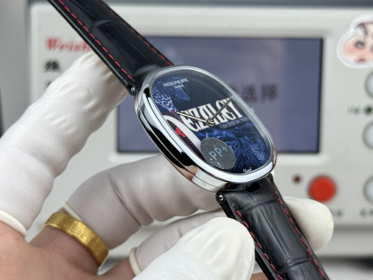 PATEK PHILIPPE GOLDEN  ELLIPSE  34.5mm×39.5mm【blue flower】