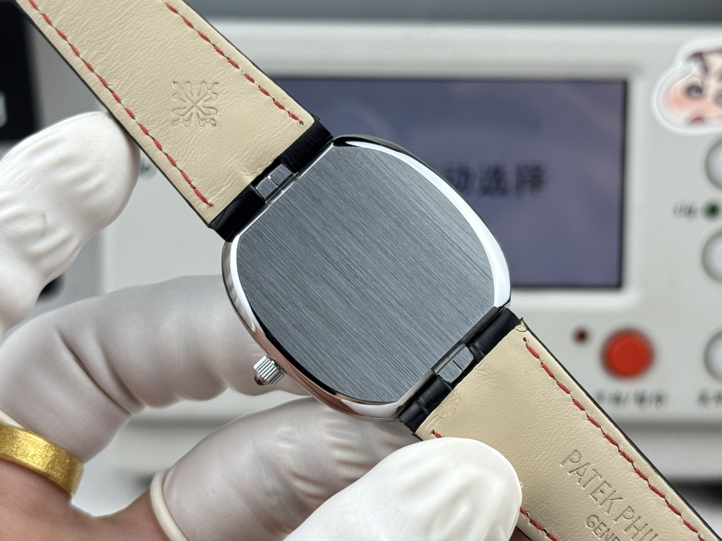 PATEK PHILIPPE GOLDEN  ELLIPSE  34.5mm×39.5mm【blue flower】