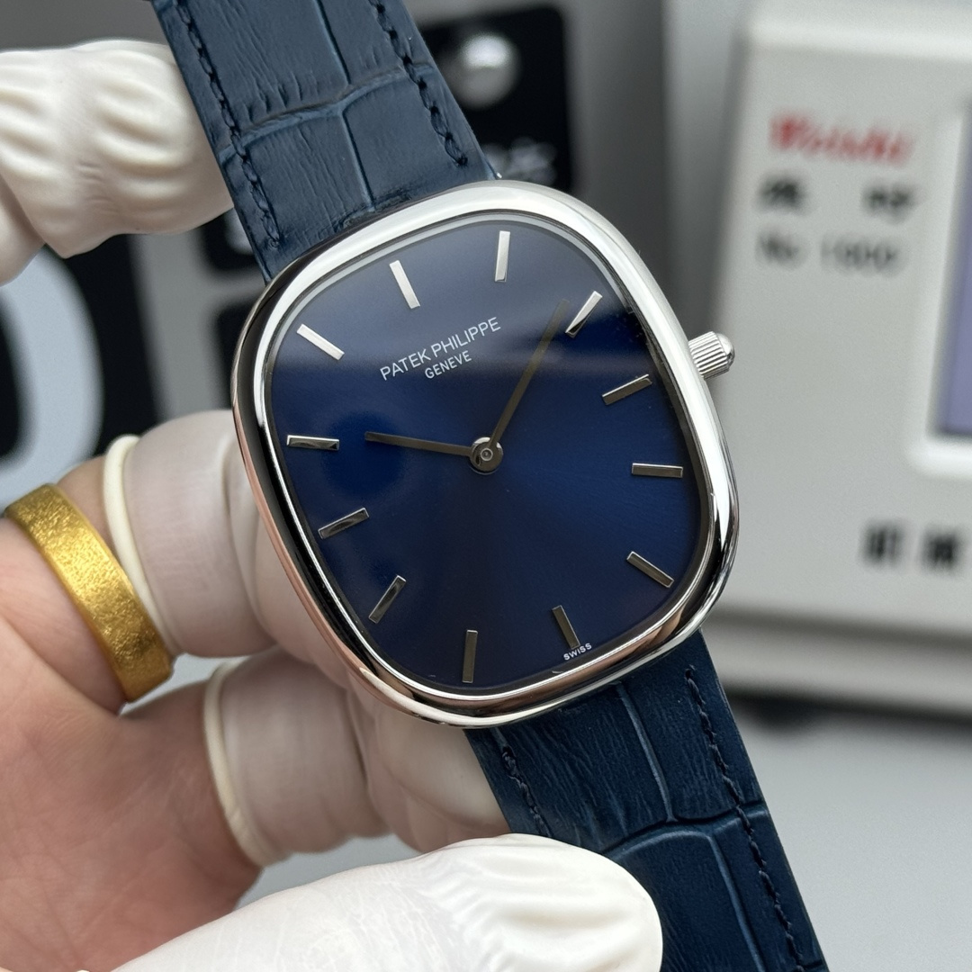 PATEK PHILIPPE GOLDEN  ELLIPSE  34.5mm×39.5mm【Blue noodles】