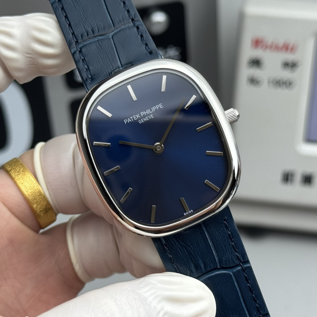 PATEK PHILIPPE GOLDEN  ELLIPSE  34.5mm×39.5mm【Blue noodles】