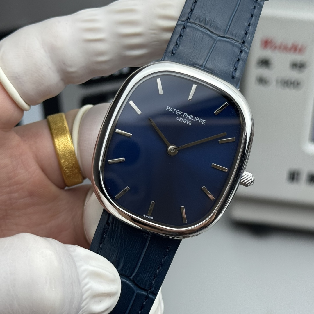 PATEK PHILIPPE GOLDEN  ELLIPSE  34.5mm×39.5mm【Blue noodles】
