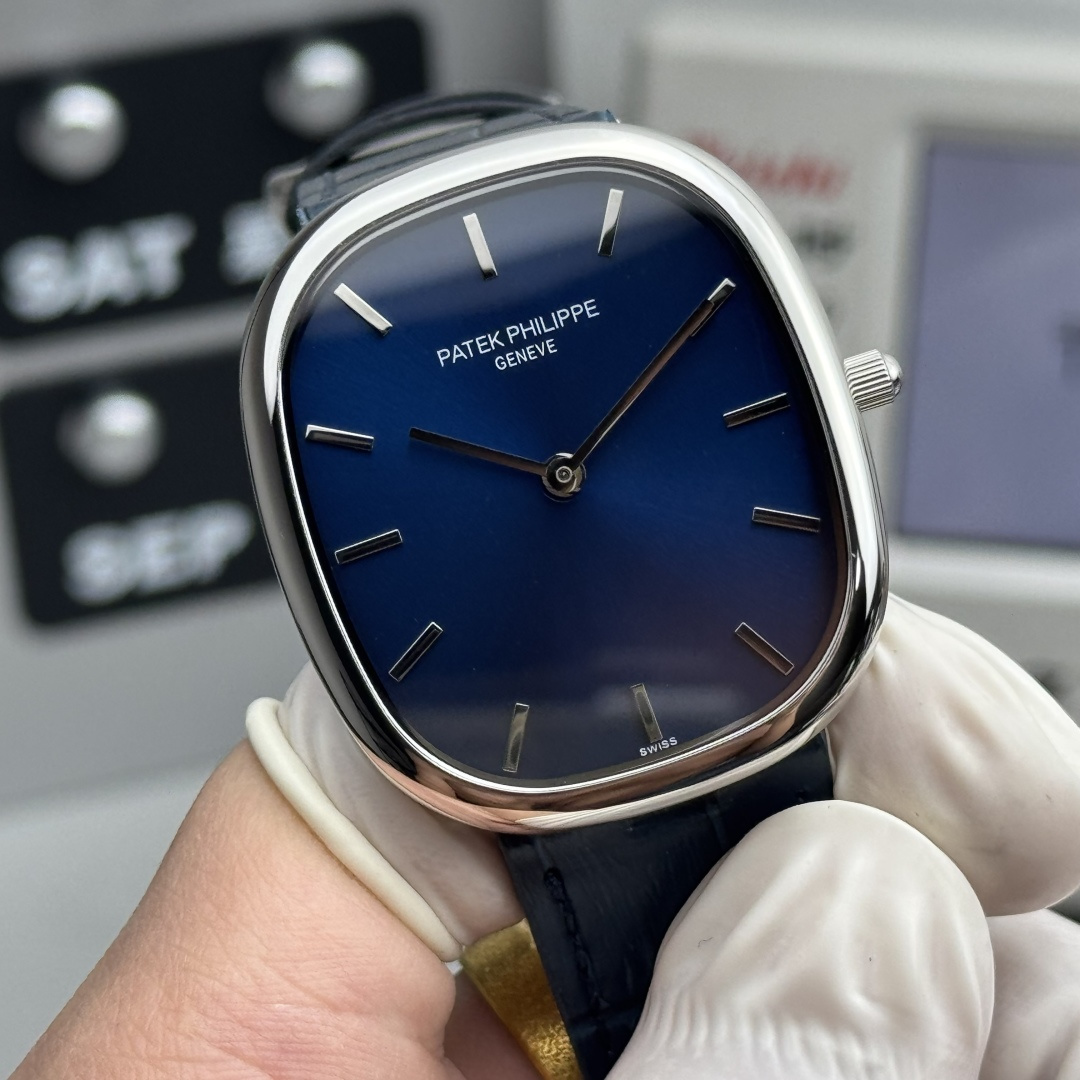 PATEK PHILIPPE GOLDEN  ELLIPSE  34.5mm×39.5mm【Blue noodles】