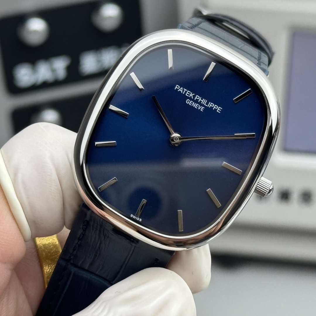 PATEK PHILIPPE GOLDEN  ELLIPSE  34.5mm×39.5mm【Blue noodles】