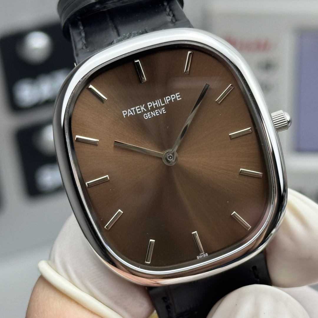 PATEK PHILIPPE GOLDEN  ELLIPSE  34.5mm×39.5mm【Brown】