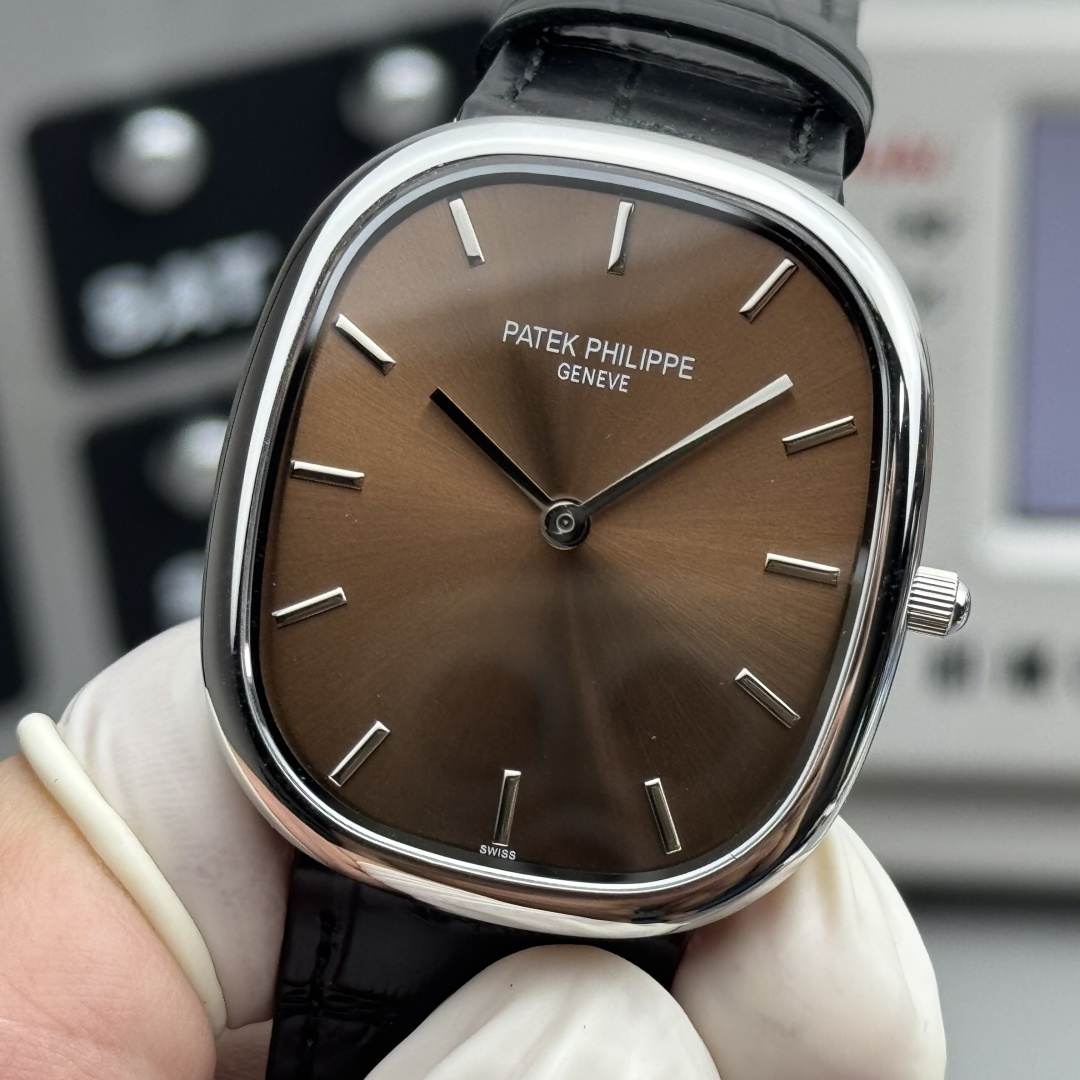 PATEK PHILIPPE GOLDEN  ELLIPSE  34.5mm×39.5mm【Brown】