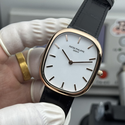 PATEK PHILIPPE GOLDEN  ELLIPSE  34.5mm×39.5mm【gold shell white】