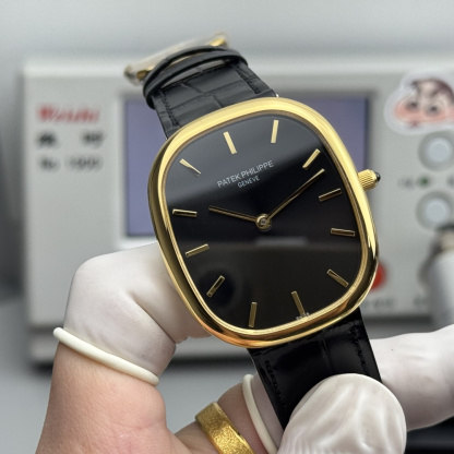 PATEK PHILIPPE GOLDEN  ELLIPSE  34.5mm×39.5mm【gold shell black】