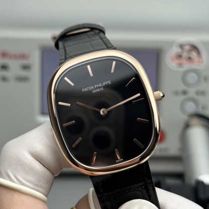 PATEK PHILIPPE GOLDEN  ELLIPSE  34.5mm×39.5mm【rose gold black】