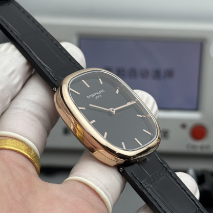 PATEK PHILIPPE GOLDEN  ELLIPSE  34.5mm×39.5mm【rose gold black】