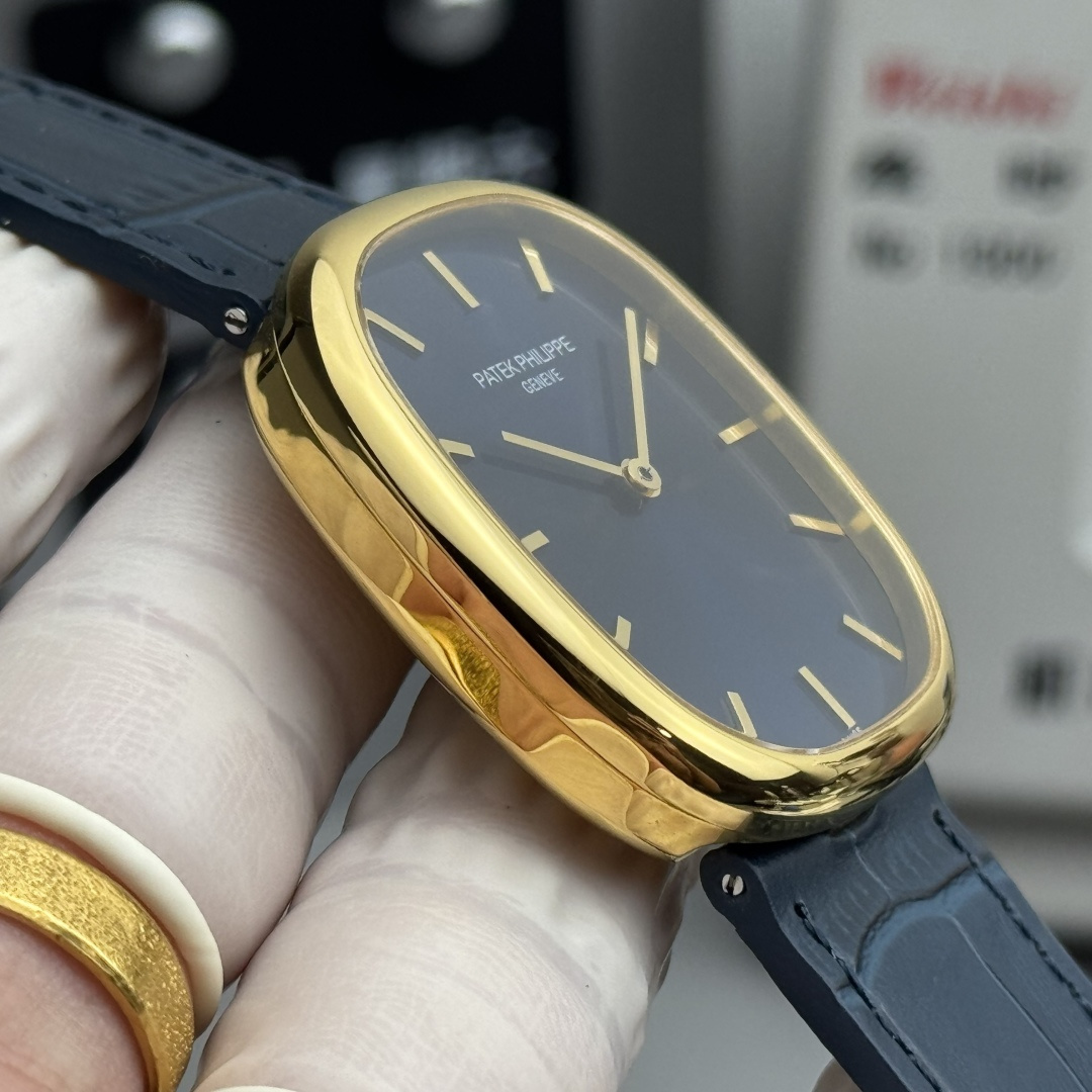 PATEK PHILIPPE GOLDEN  ELLIPSE  34.5mm×39.5mm【gold shell blue】