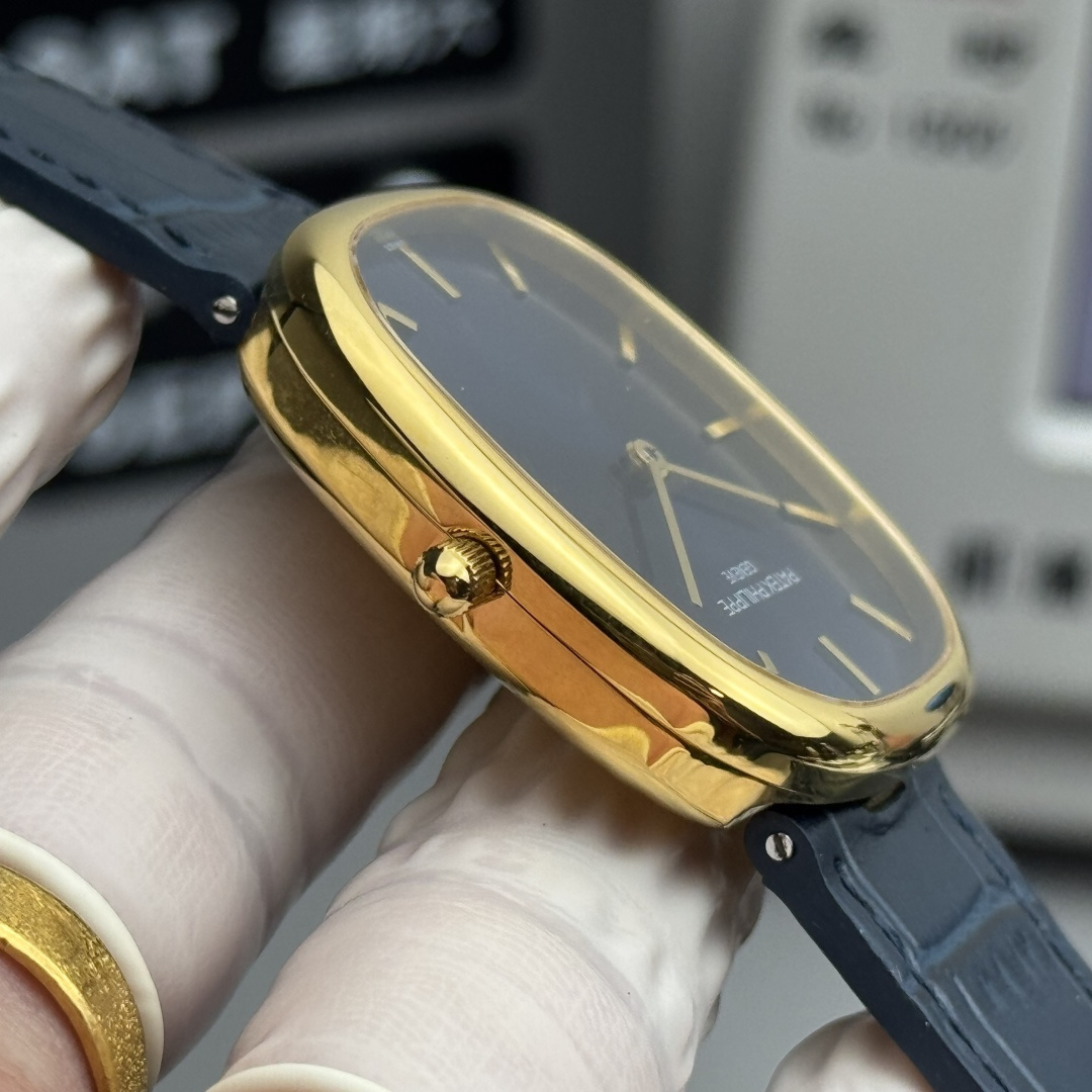 PATEK PHILIPPE GOLDEN  ELLIPSE  34.5mm×39.5mm【gold shell blue】
