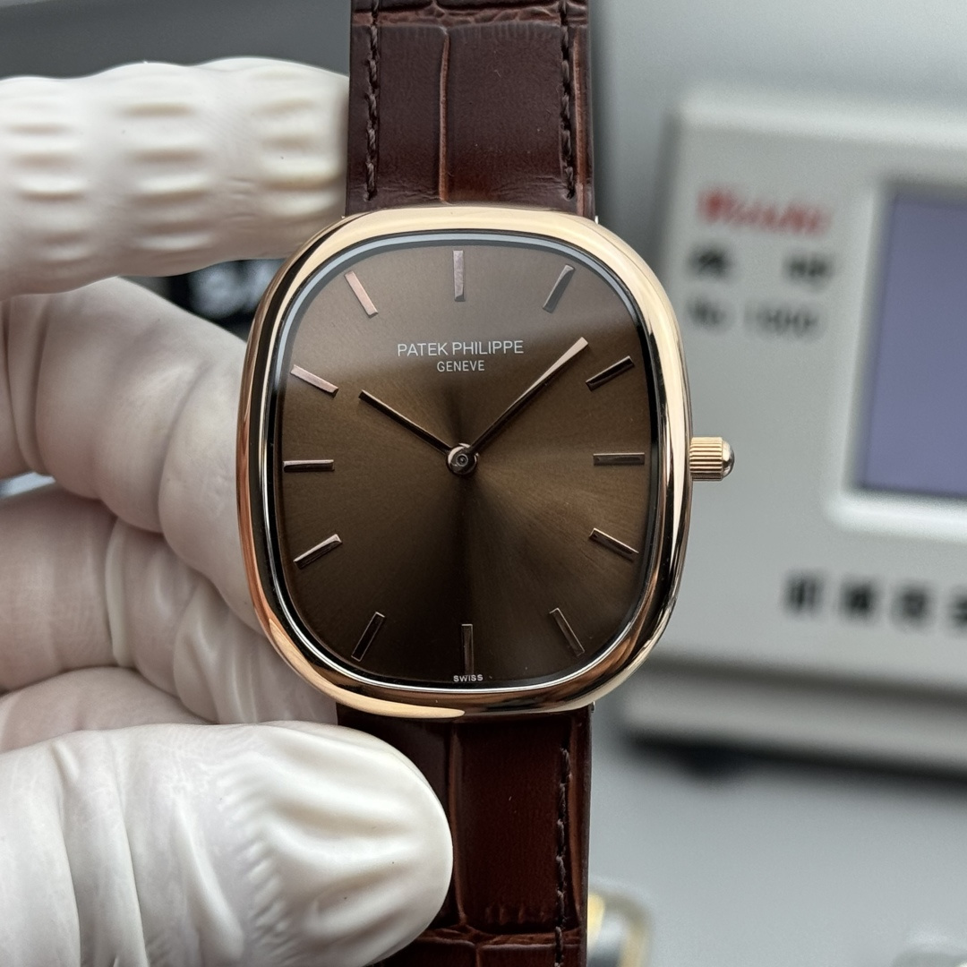 PATEK PHILIPPE GOLDEN  ELLIPSE  34.5mm×39.5mm【rose gold brown】