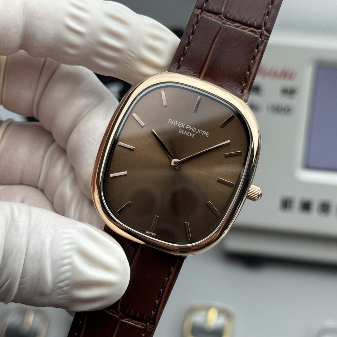 PATEK PHILIPPE GOLDEN  ELLIPSE  34.5mm×39.5mm【rose gold brown】
