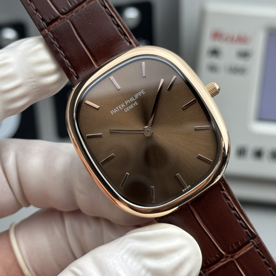 PATEK PHILIPPE GOLDEN  ELLIPSE  34.5mm×39.5mm【rose gold brown】