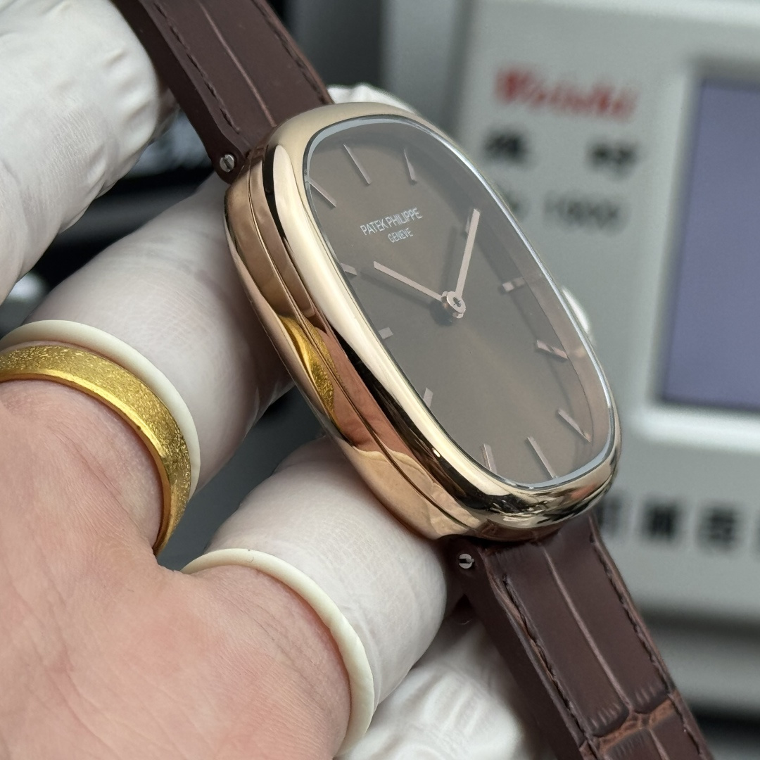 PATEK PHILIPPE GOLDEN  ELLIPSE  34.5mm×39.5mm【rose gold brown】