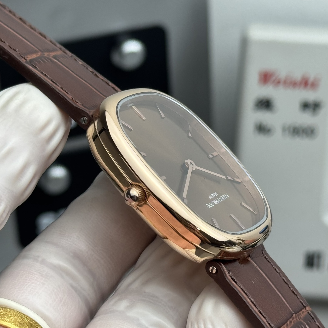 PATEK PHILIPPE GOLDEN  ELLIPSE  34.5mm×39.5mm【rose gold brown】