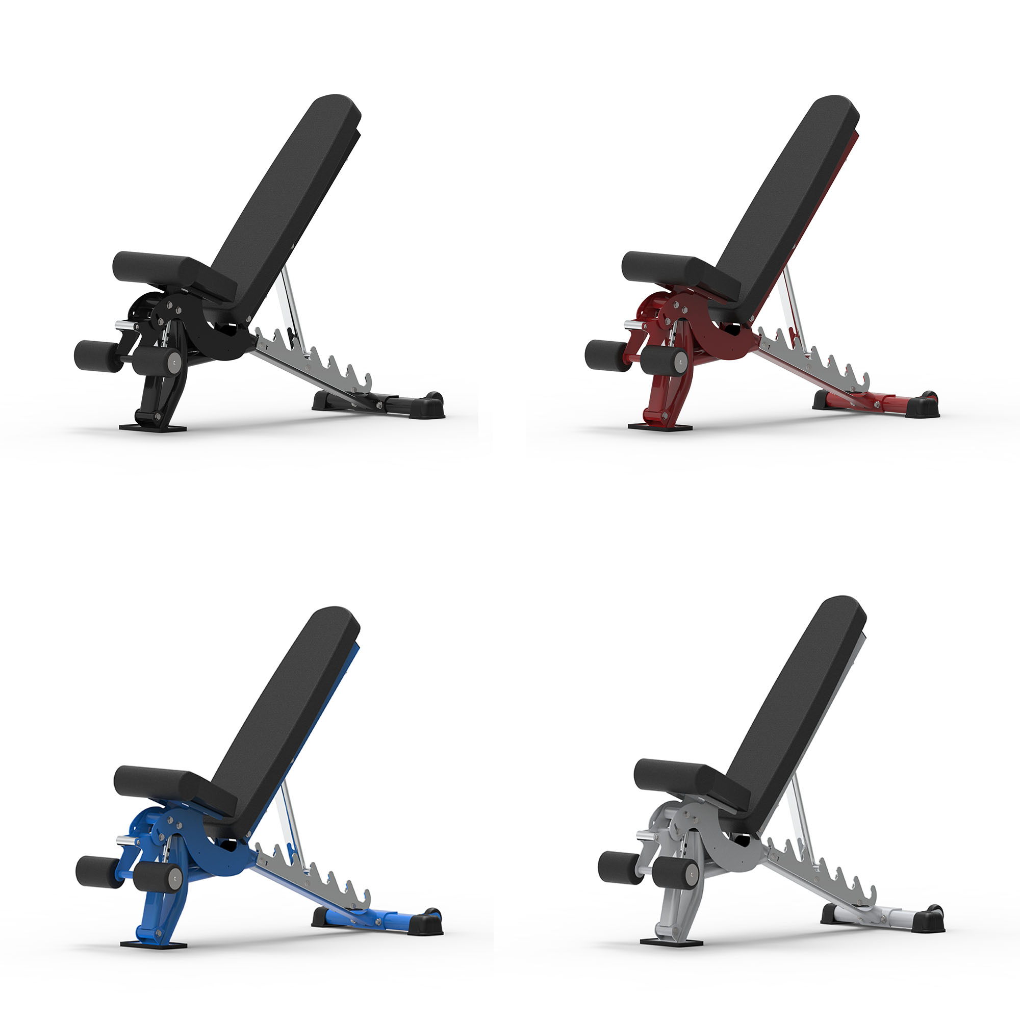 M9533BT1 FITNESS 45 DEGREE HYPEREXTENSION BENCH MULTI ADJUSTABLE ABDOMINAL GYM BENCH