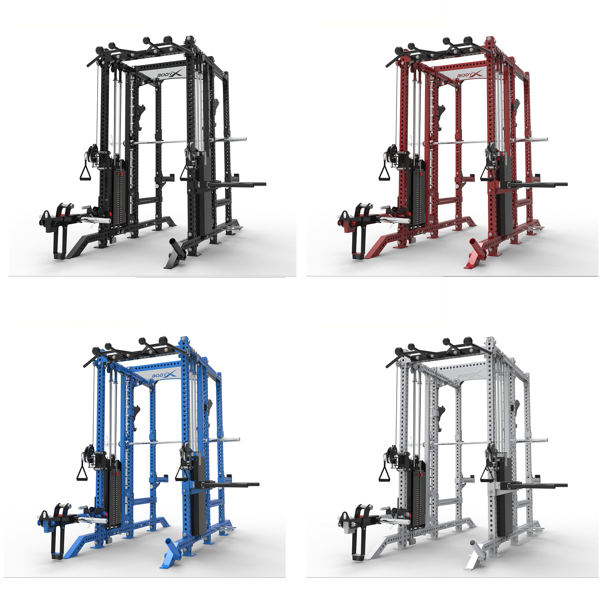 FIT 47-5 China Factory Supply Price Gym Equipment Squat Rack Functional Trainer Combo