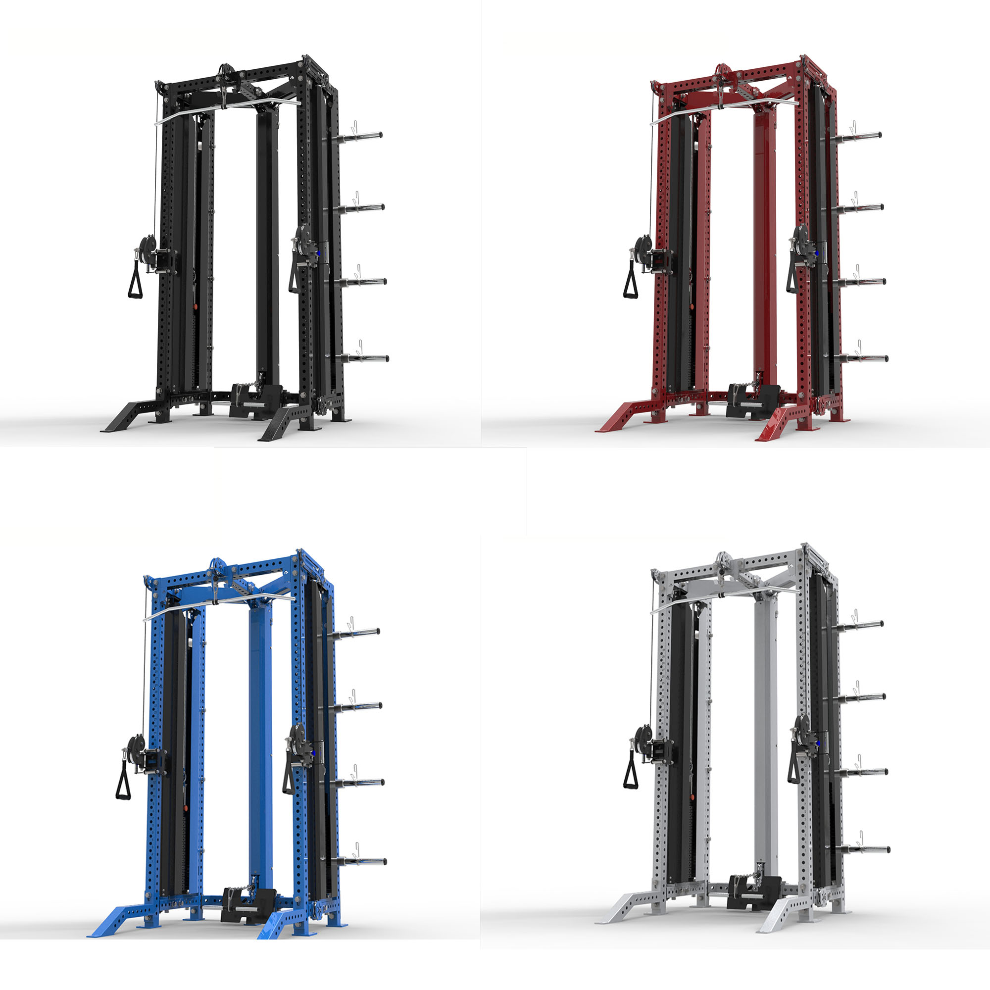 LIF1001-FTA-26 Commercial Gym Heavy Duty Multi Function Gym Squat Rack Power Smith Machine Rack