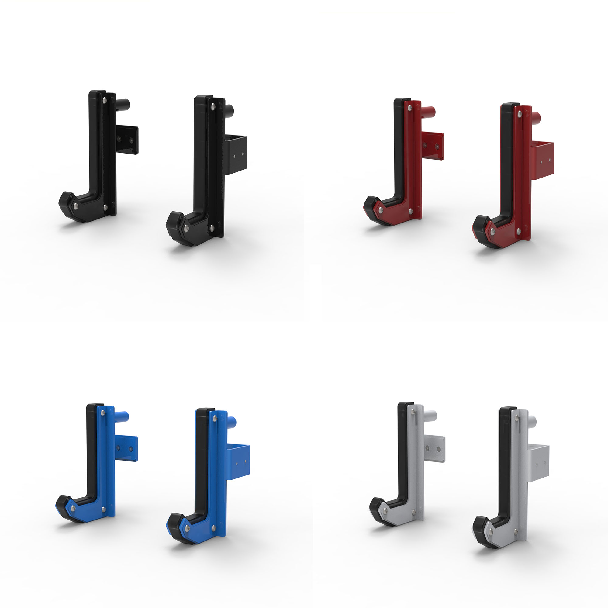 RF1000A-11C Fitness Rigs Sandwich J-Hook Weight Lift Power Rack Standard J Cup Hooks