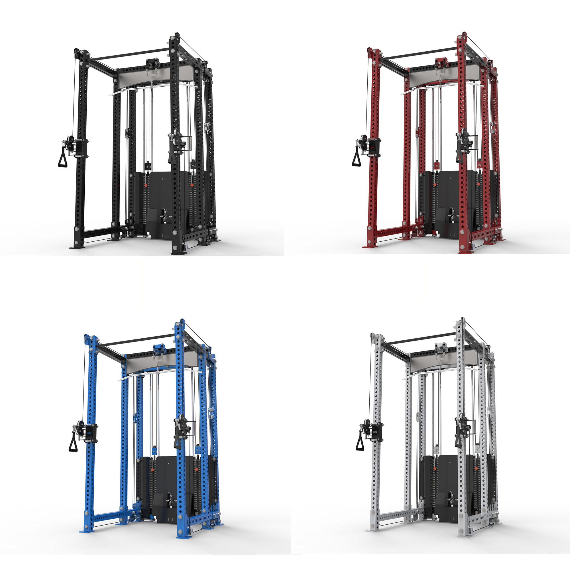 FIT 47-8 China Factory Gym Equipment Multifunctional Trainer with Pull Rope Cross Trainer with Adjustable Weight