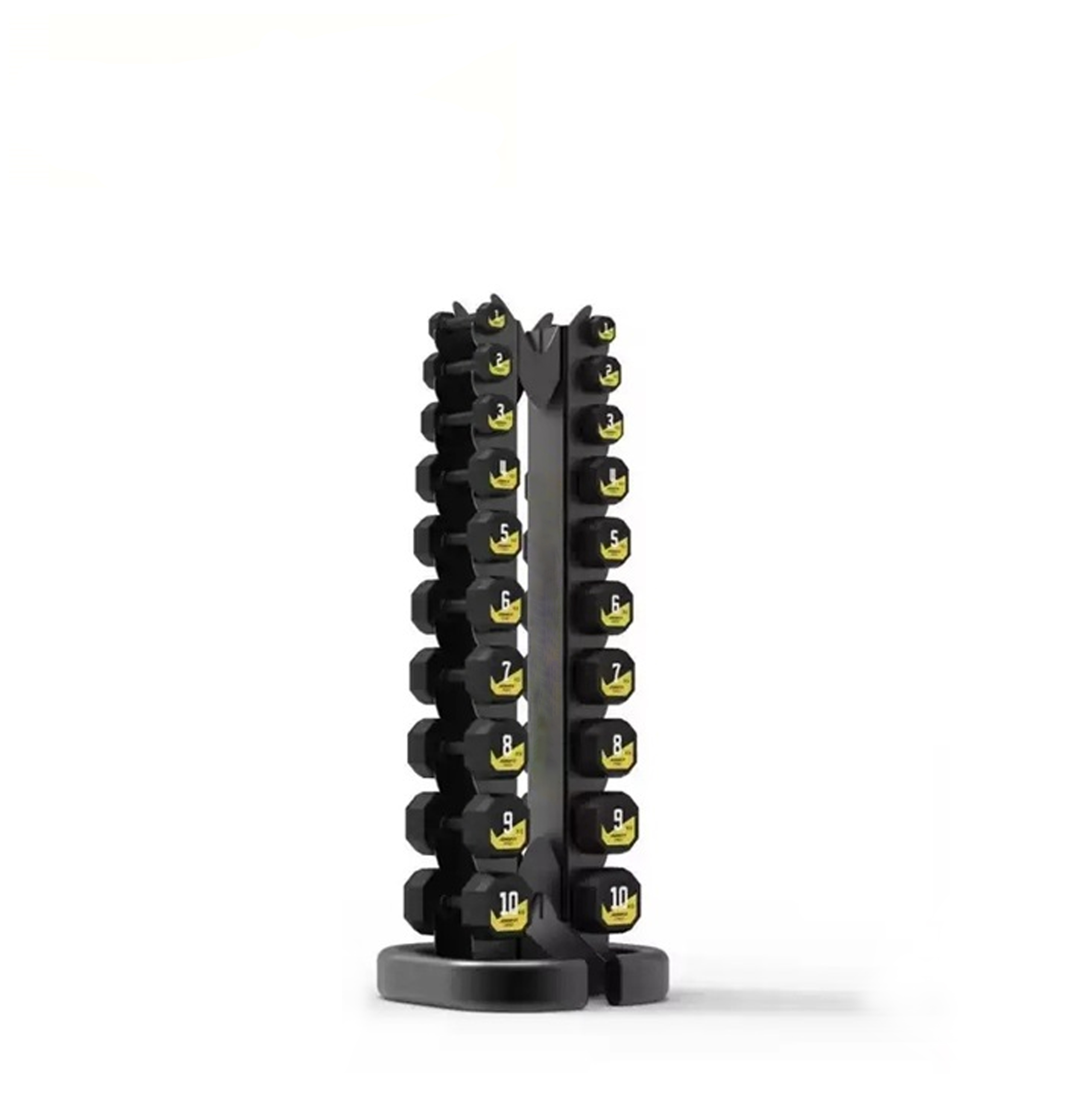 BME-E Octagonal Dumbbell | Rubber Coated | 1 to 10kg | Joinfit Pro