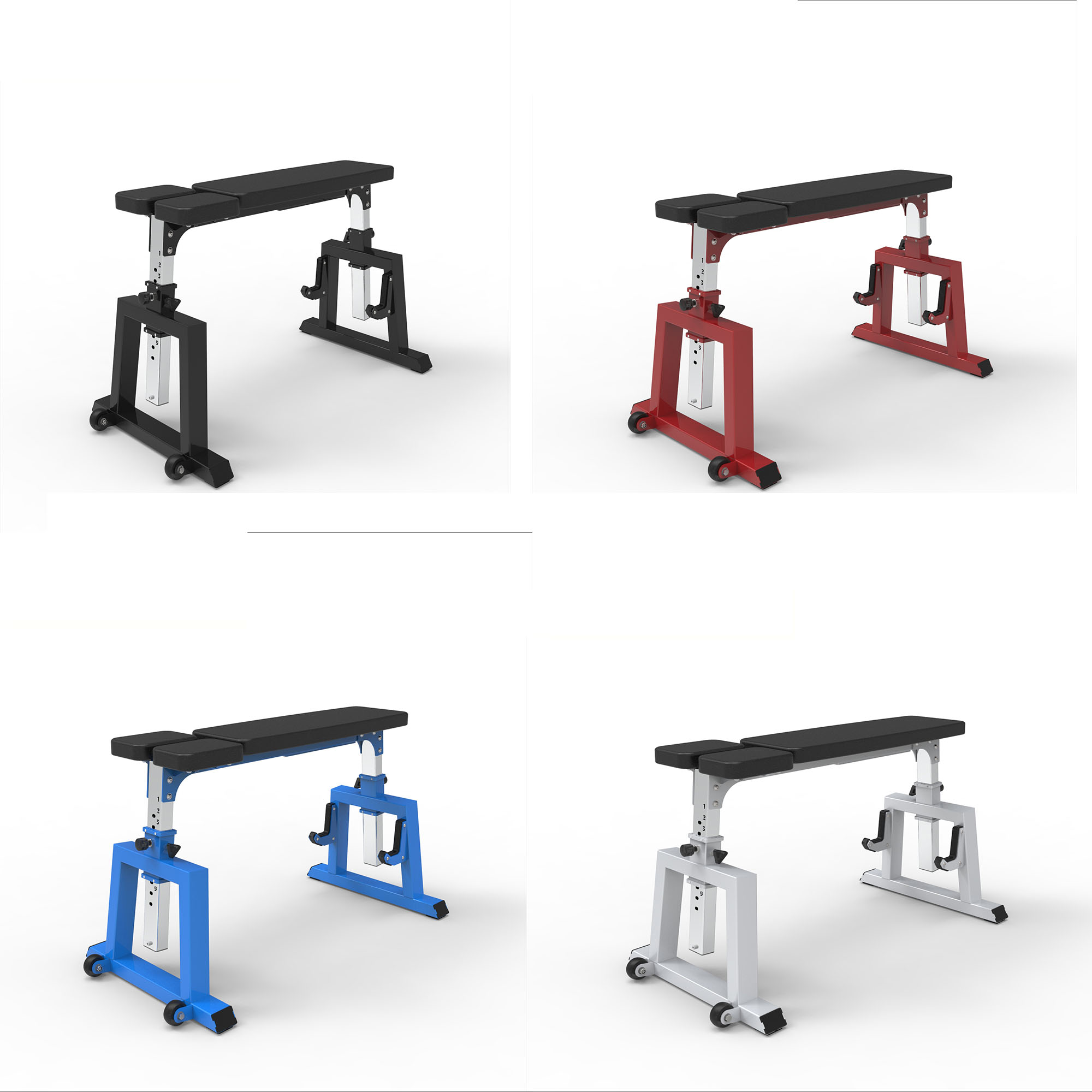 F1911 Multi-functional Fitness Training Adjustable Bench Seal Rowing Recumbent Pull-Up Weightlifting Equipment