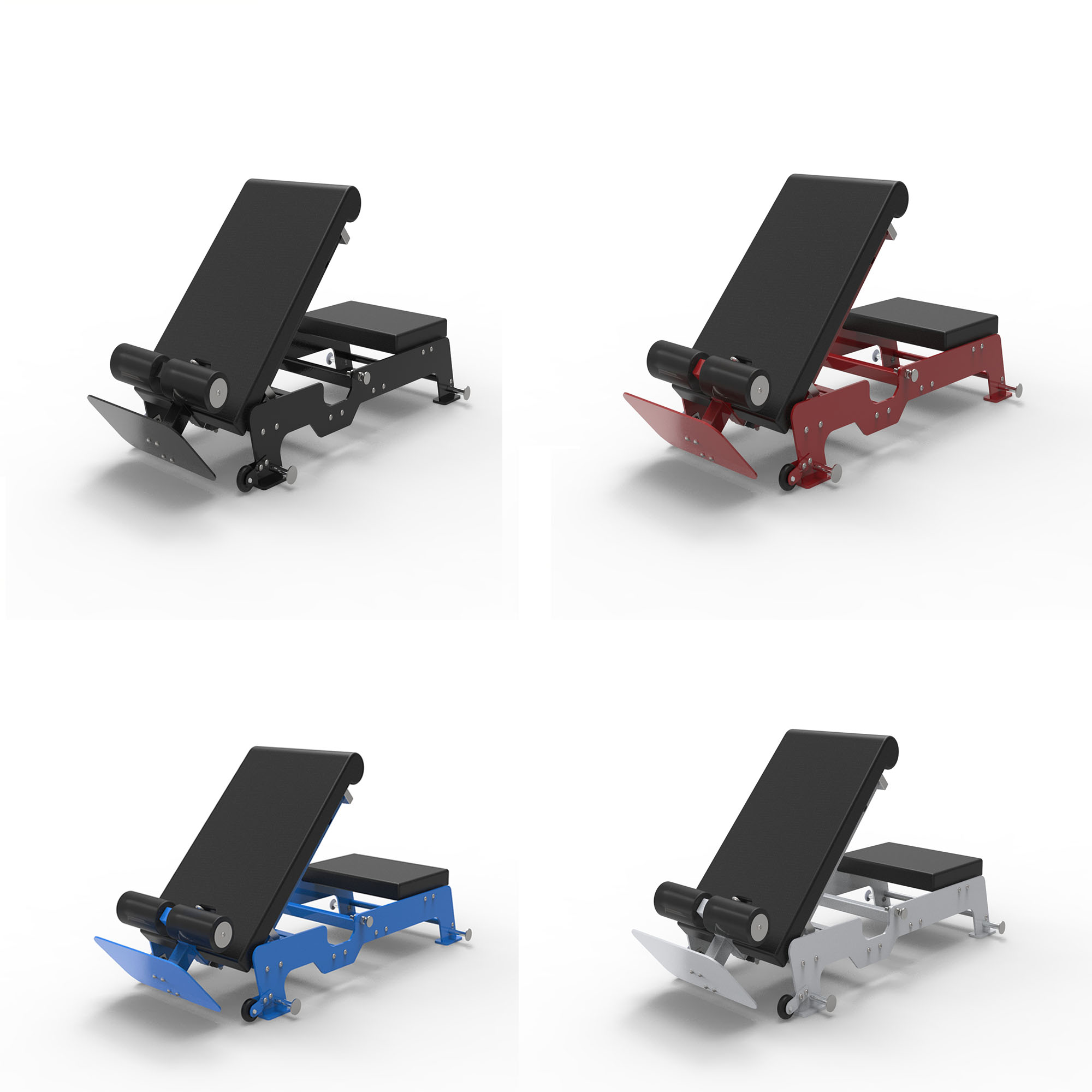 TNP002 Adjustable Incline Multi-function Weight Bench Hip Trust Machine Strength Training Exercise Equipment Bench