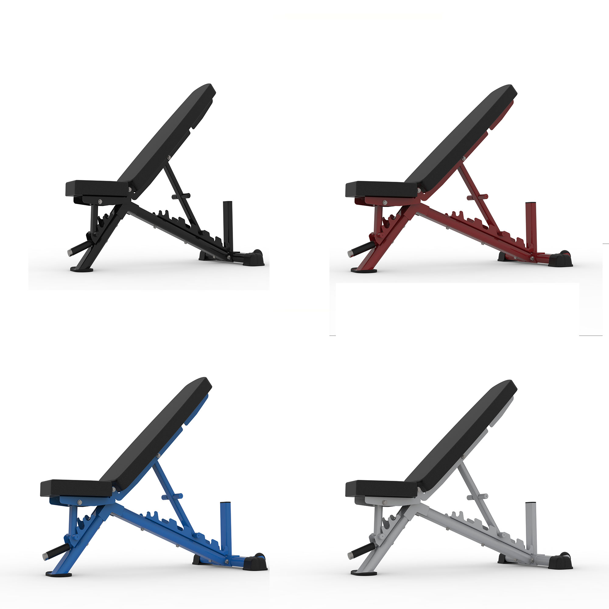 F1208T GYM CLUB MULTI ADJUSTABLE BENCH PRESS HIP THRUST EXERCISE BENCH FID FITNESS HOME GYM EQUIPMENT