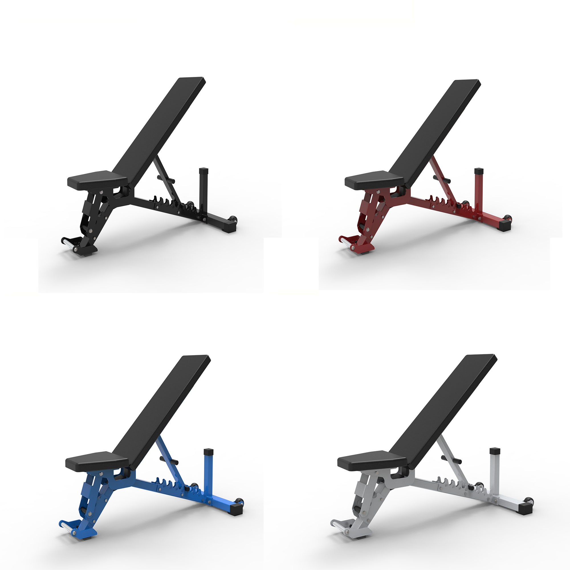 F1250 FID FITNESS HOME GYM EQUIPMENT GYM CLUB MULTI ADJUSTABLE BENCH