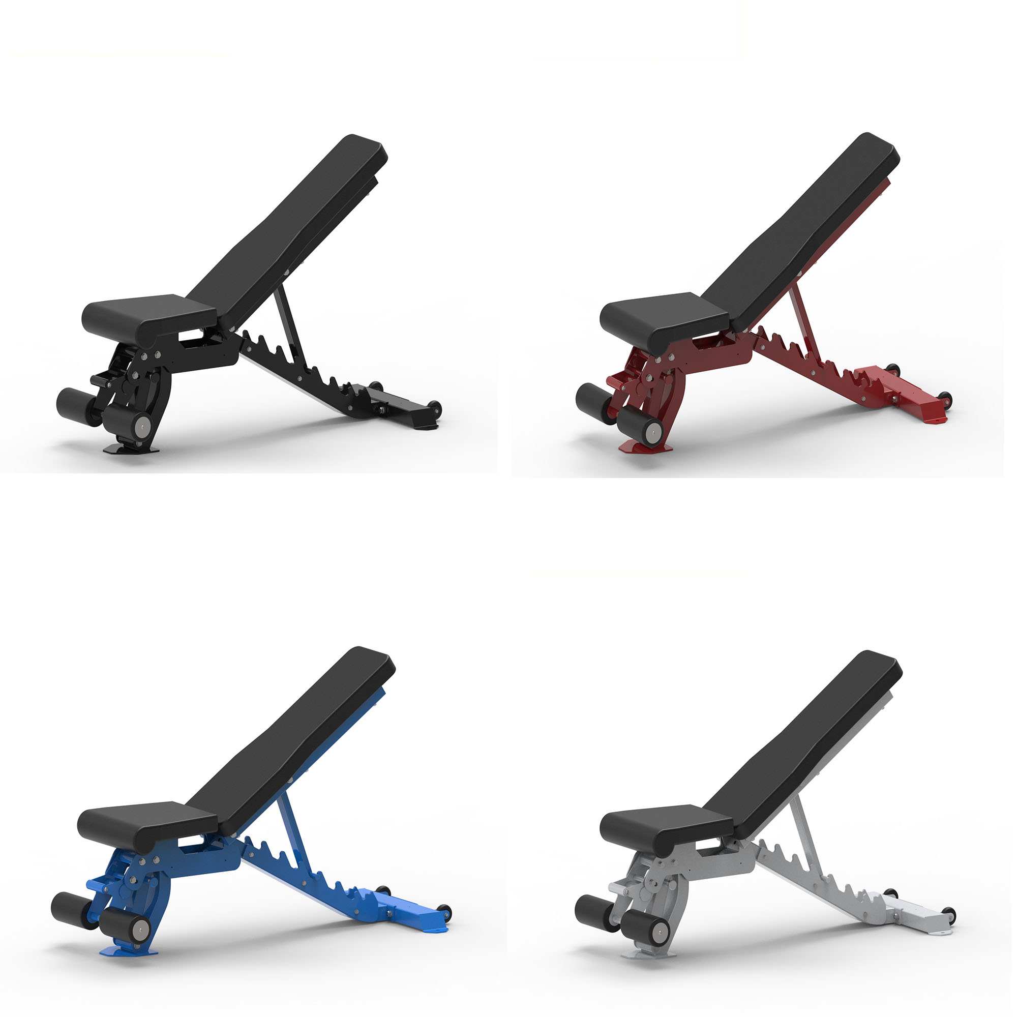 M9534A Adjustable Weight Bench Abdominal Exercises Adjustable Decline Sit up Bench