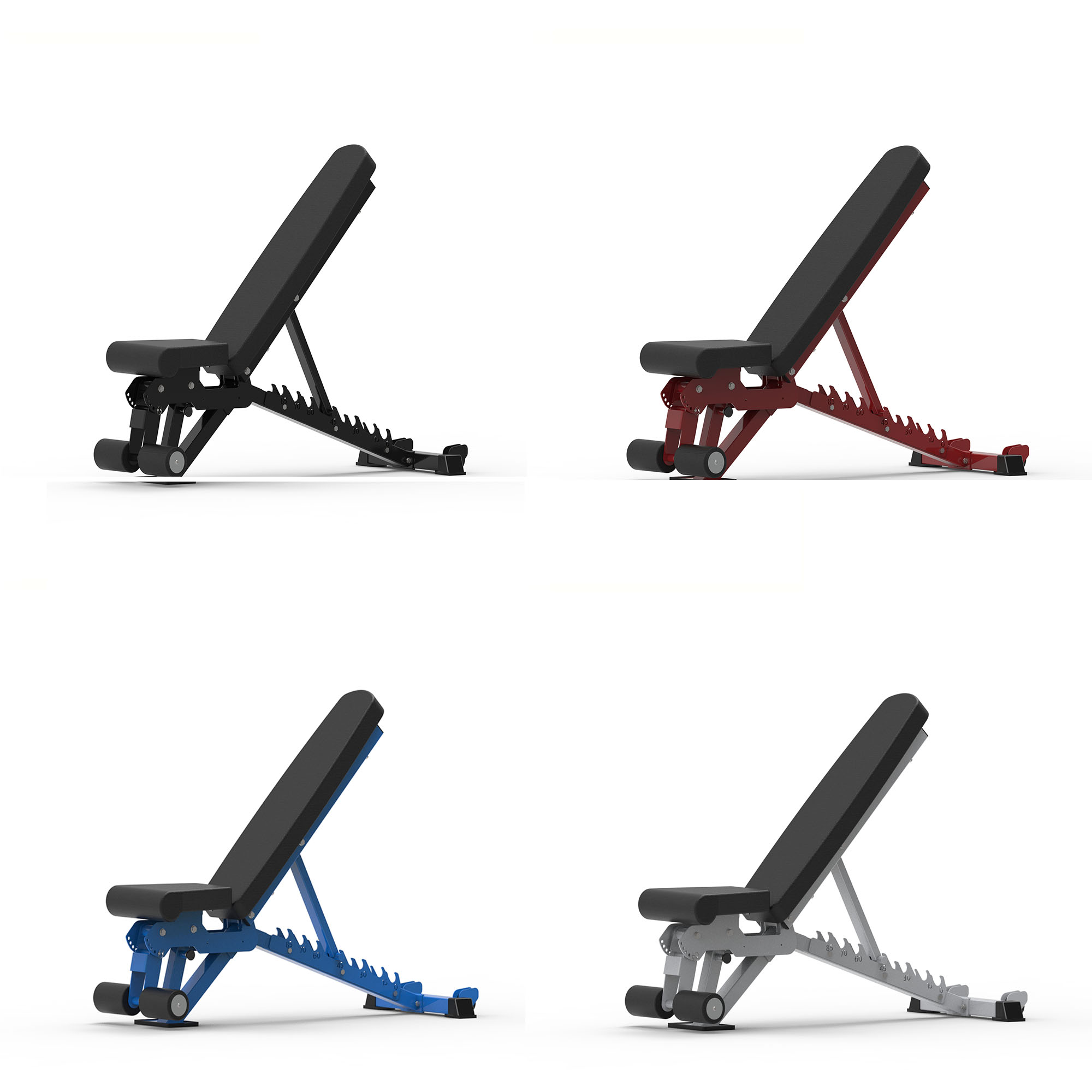 M9533E1 Commercial Fitness Chair Flat Adjustable Weight Lifting Bench Press Dumbbell Adjustable Bench