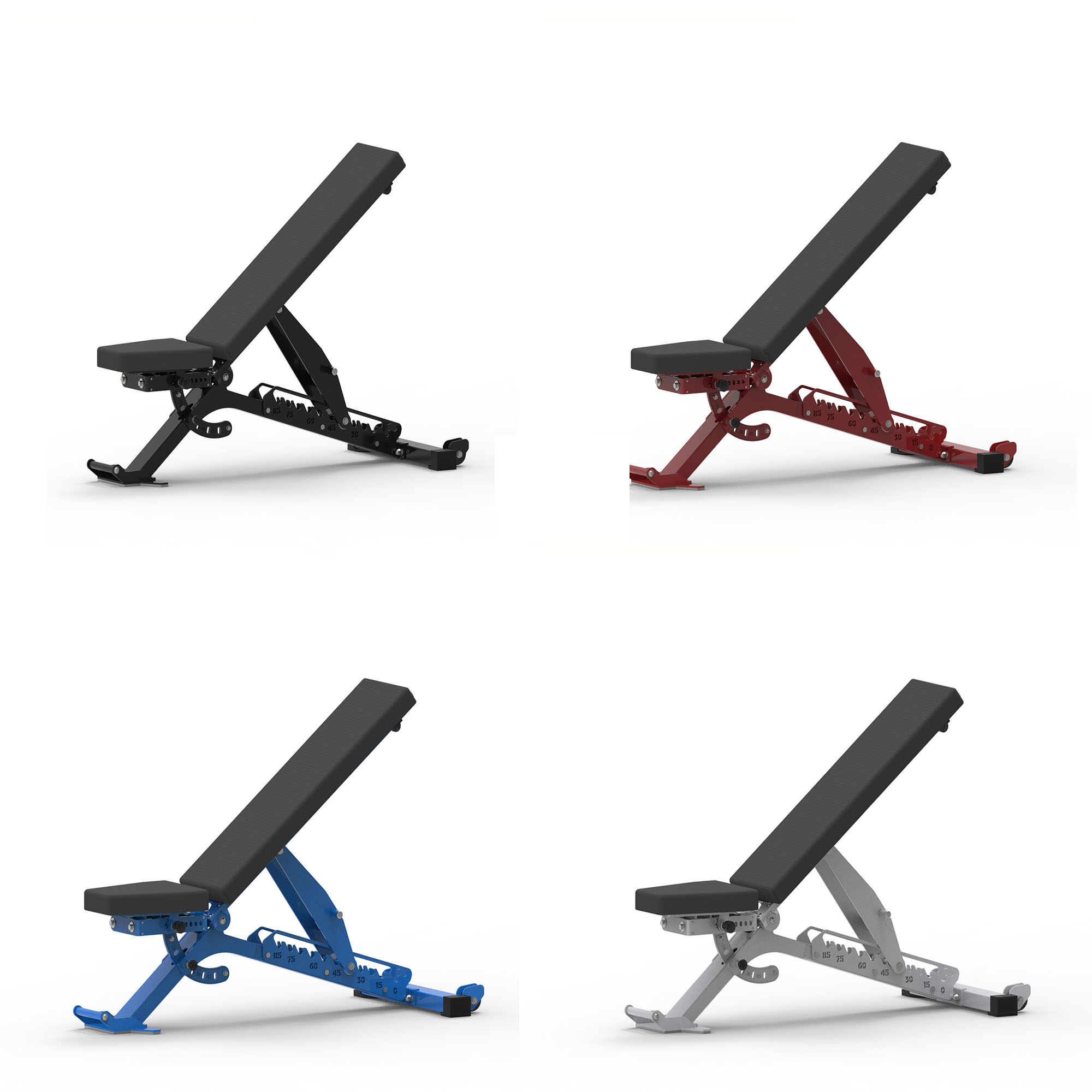F0410F Gym Commercial Barbell Professional Fitness Chair Home Adjustable Stool