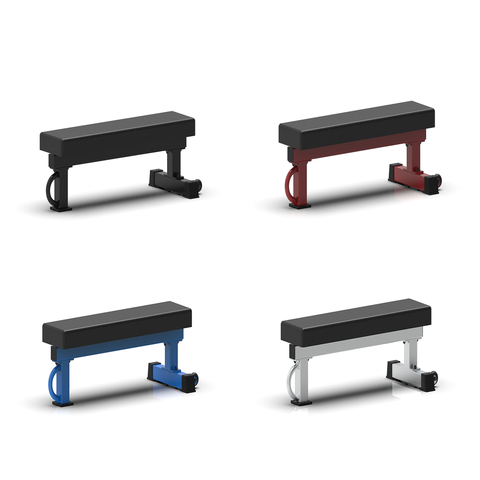 F1201C Flat Fitness Bench Power Lifting Bench Press Flat Bench for Exercise