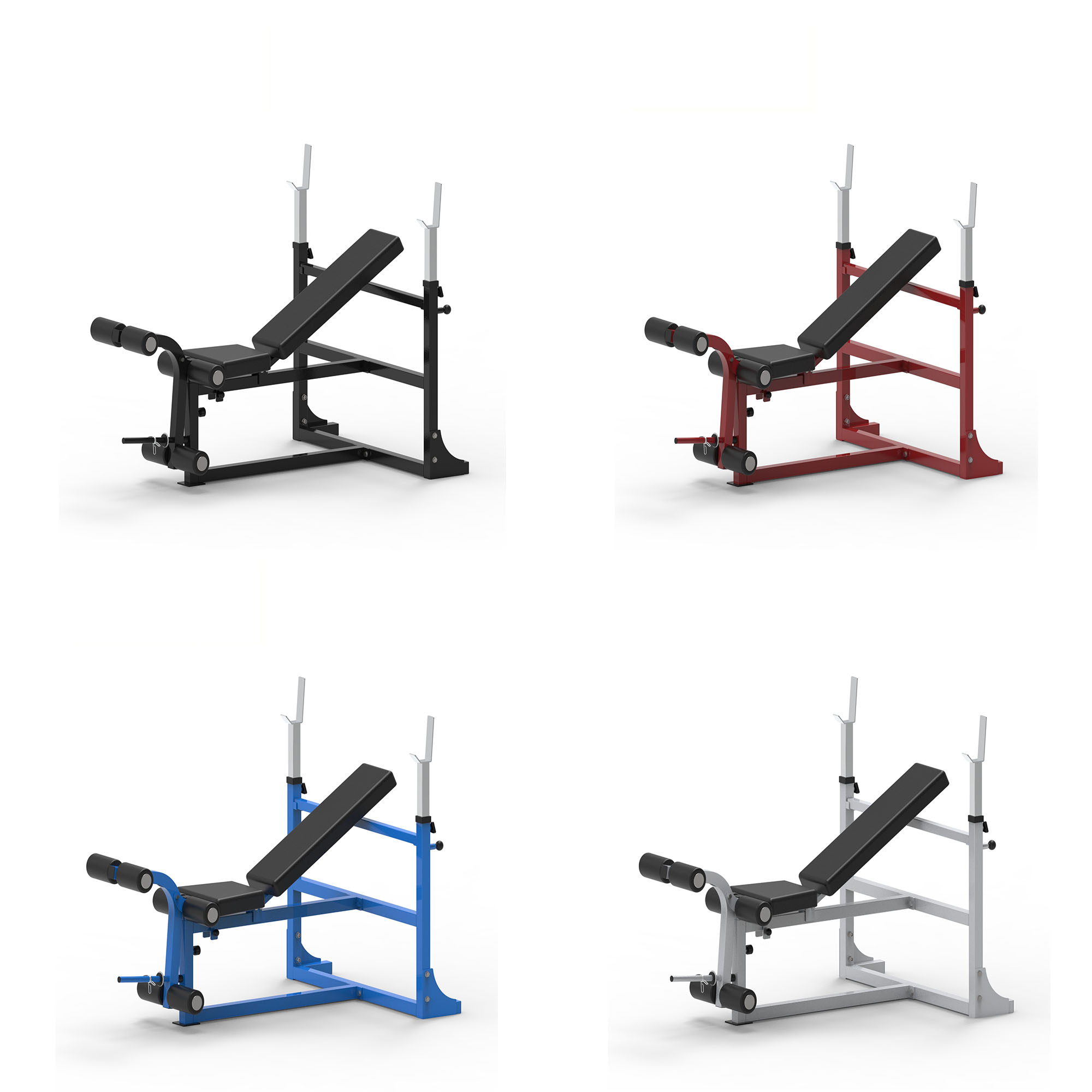 DF1000 New Deluxe Utility Multi-Gym Equipment Weight Training Bench for Sit-Up Workouts