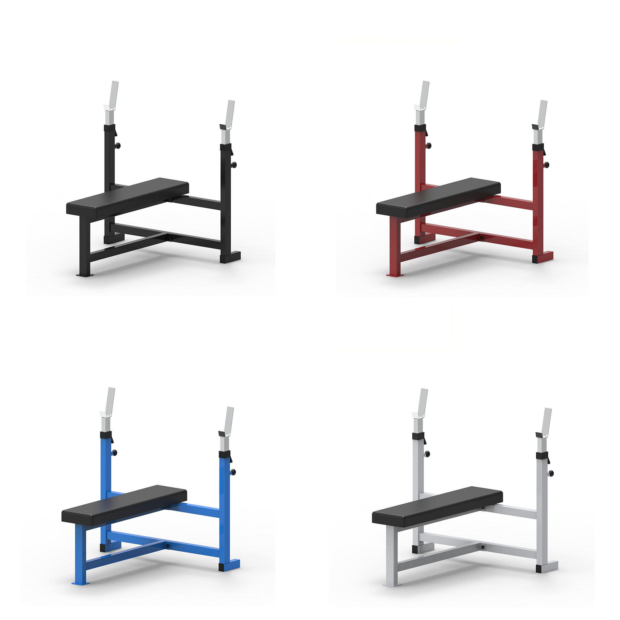 DF1700 Commercial Gym Strength Training Fitness Equipment Multi Functional Flat Bench Press Rack