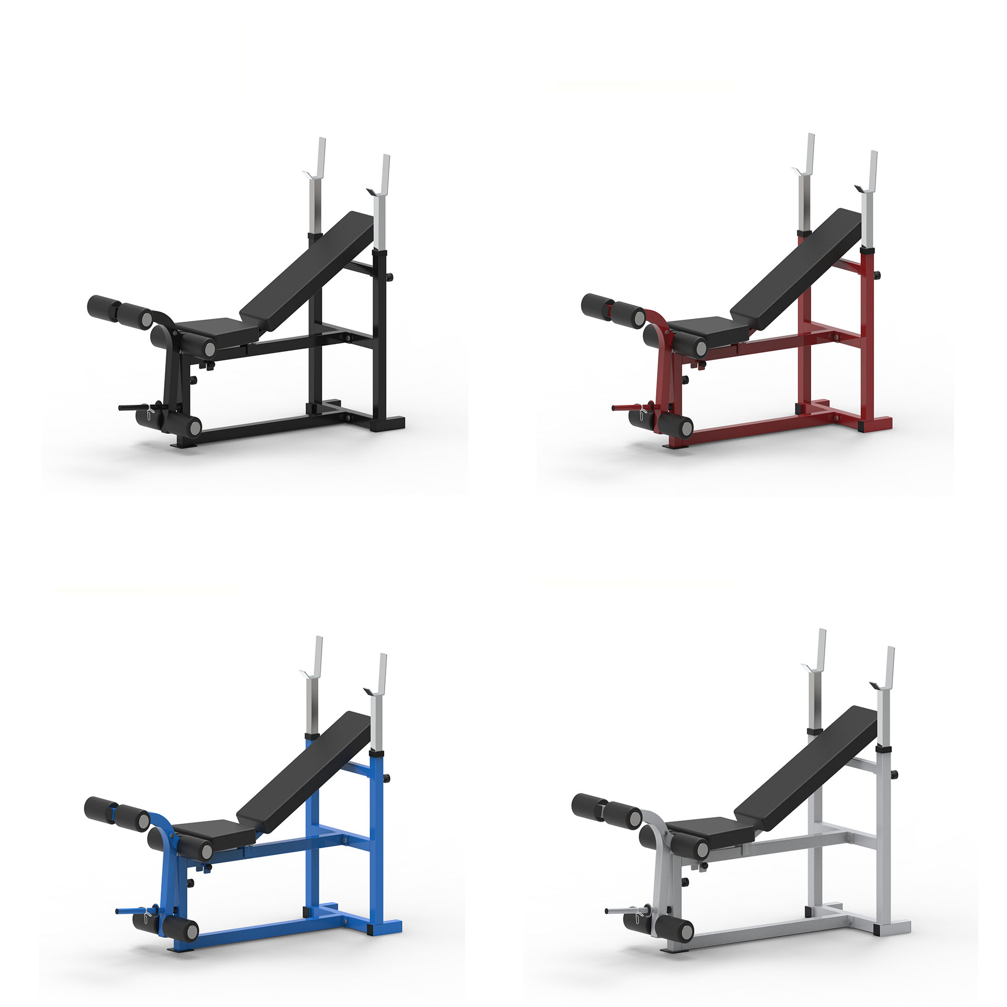 DF2000 Dumbbell Bench Multi-function Sit-up Gym Weight Lifting Dumbbell Adjustable Incline Exercise Bench