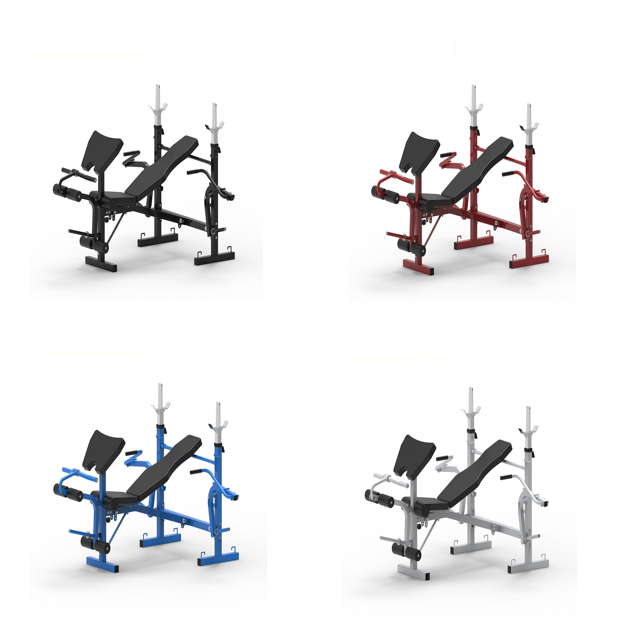 P0310C Home Free Weight Gym Equipment Barbell and Dumbbell Weight Lifting Bench