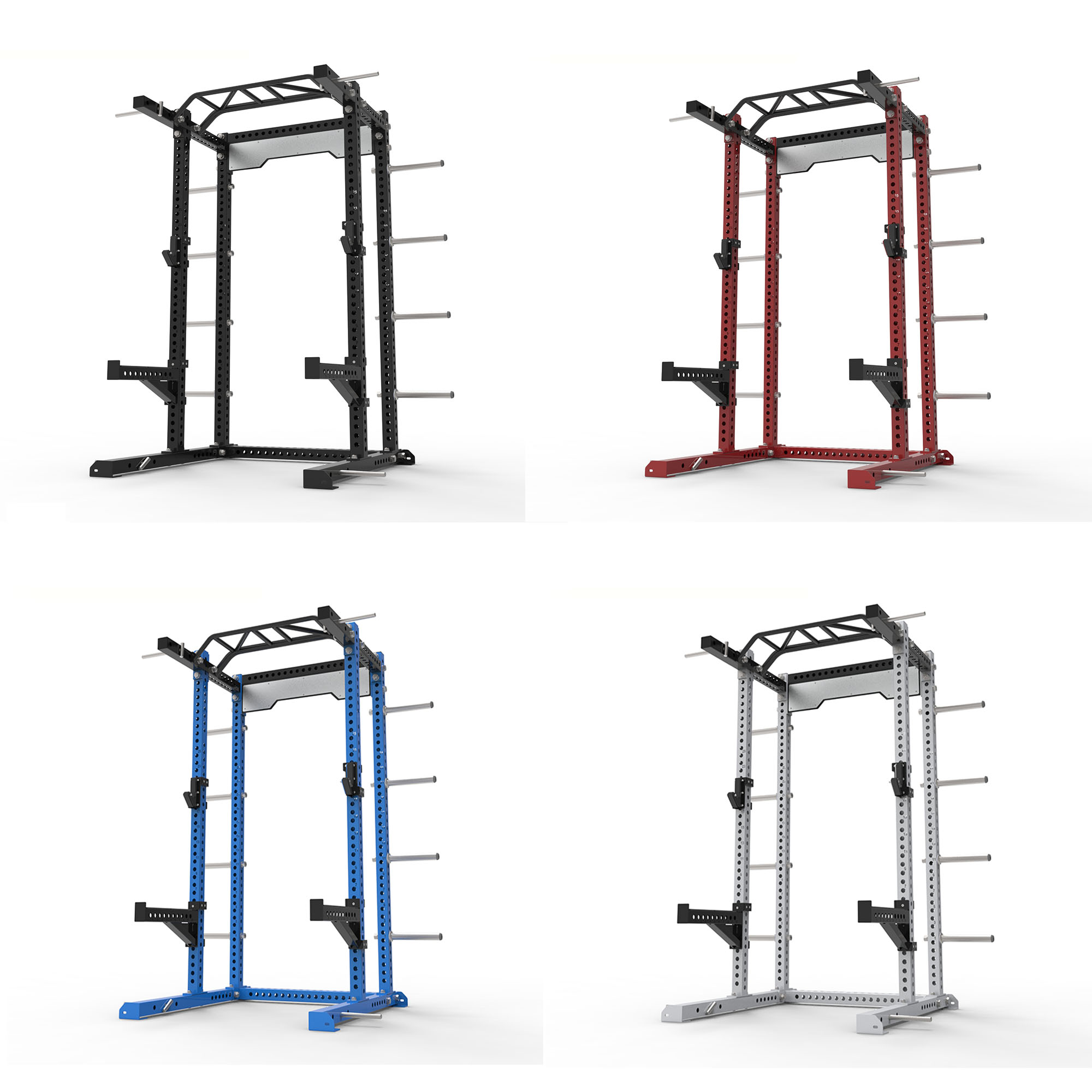 M9501D1 Factory Direct Commercial Gym Equipment Power Cage Trainer Rack Bodybuilding Squat Rack Cable Racks