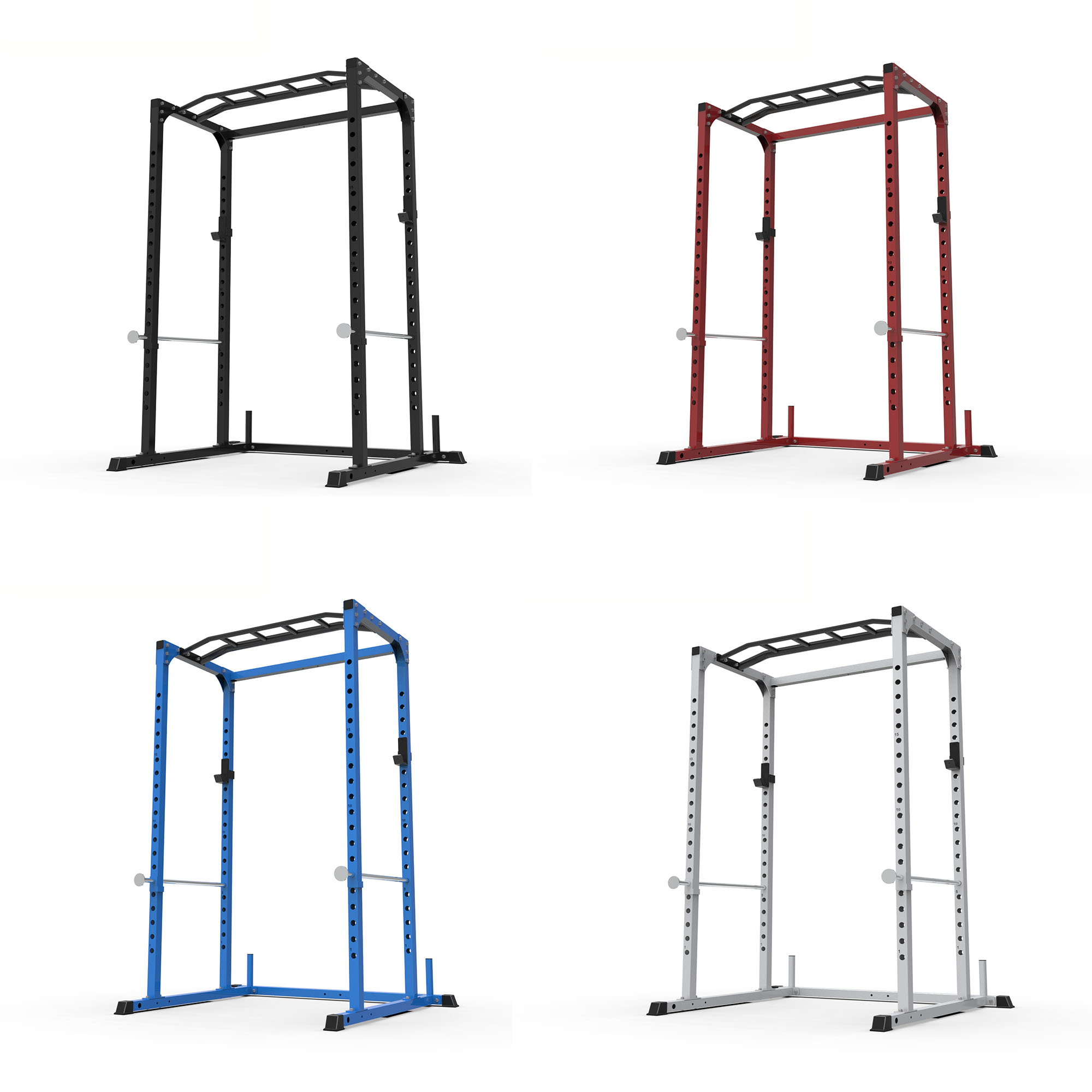 B1028FA Barbell Squat Power Rack Cage Gym Fitness Multi-Function Station Strength Training Bodybuilding Fitness Equipment